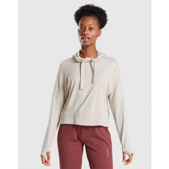 GYMSHARK Women’s Pause Hoodie In Light Sea foam Size M - Picture 2 of 9